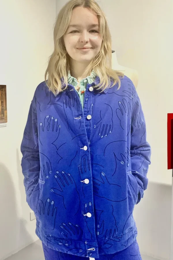 Erotokritos Coats & Jackets*Amari-Oversized Canvas Printed Work Jacket