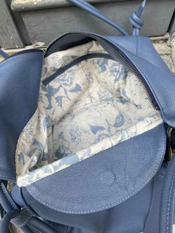 Erotokritos Bags*Basket Bag - Steel Blue