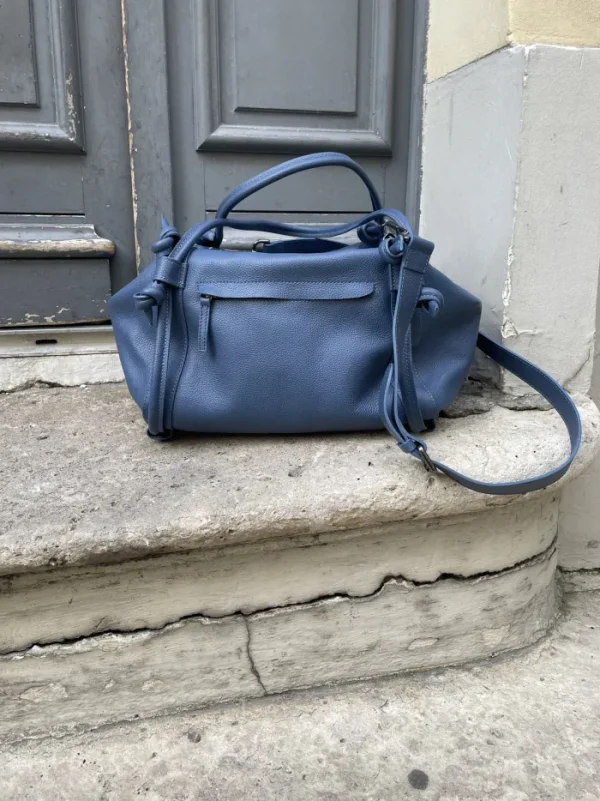 Erotokritos Bags*Basket Bag - Steel Blue