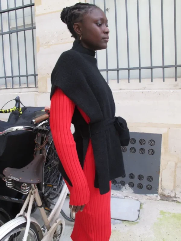 Erotokritos Knitwear | Tops & Shirts*Bowie Wool Vest-black/grey