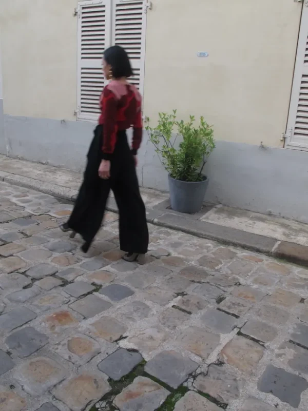 Erotokritos Bottoms*Dina-Crepe Palazzo Pants