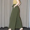 Erotokritos Bottoms*Dina-Silk Palazzo Pants