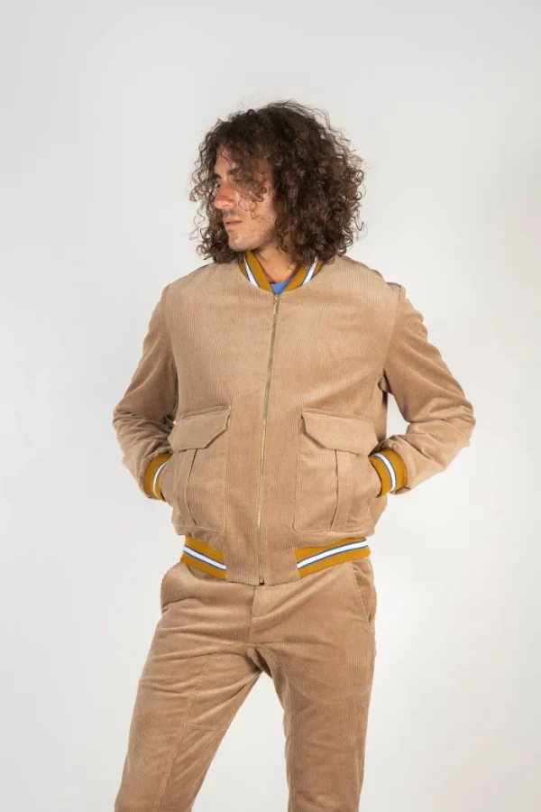 Erotokritos Coats & Jackets*Liam - Corduroy Bomber Jacket