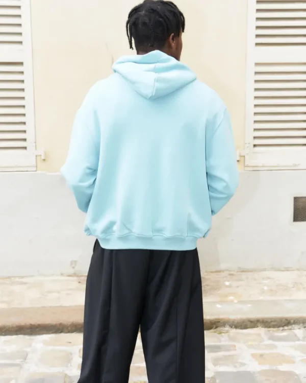 Erotokritos T-Shirts & Sweatshirts | Tops & Shirts*Nasty Cat-Oversize Fit Luxury Hoody-Pastel Blue