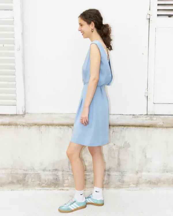 Erotokritos Dresses*Sibylle-Lace Back Tailored Cocktail Dress