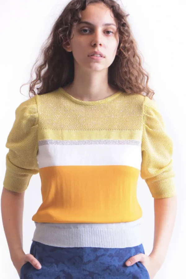 Erotokritos Knitwear | Tops & Shirts*Xya Knitted Top Yellow