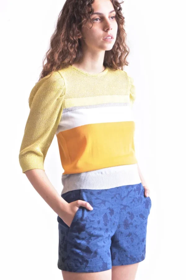 Erotokritos Knitwear | Tops & Shirts*Xya Knitted Top Yellow